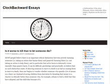 Tablet Screenshot of clockbackward.com